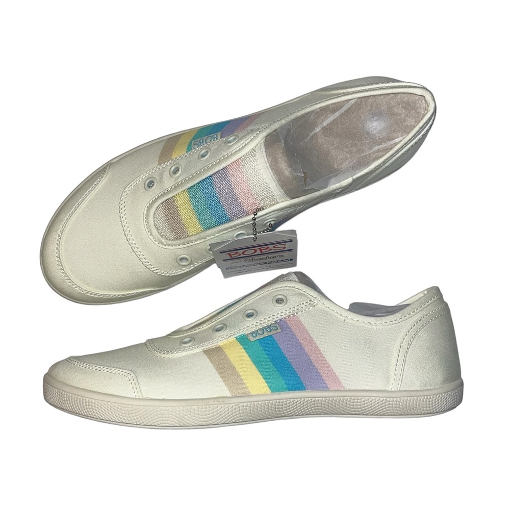 🌟NWT🌟 Bobs from Skechers B Cute - Troop Retro Rainbow Sneaker